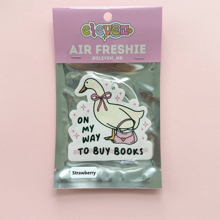 Buy Books Goose Air Freshie Strawberry Scent for wholesale by Eleven