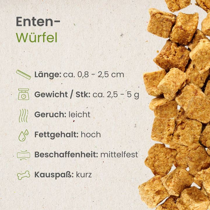 Kauartikel.com GmbH - Wholesale Pet Treats - Dog - duck dice3