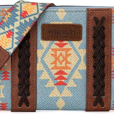 South End Clothing and Apparel L.L.C - Wholesale Wallet - Women's - Wrangler Southwestern Art Print Wallet