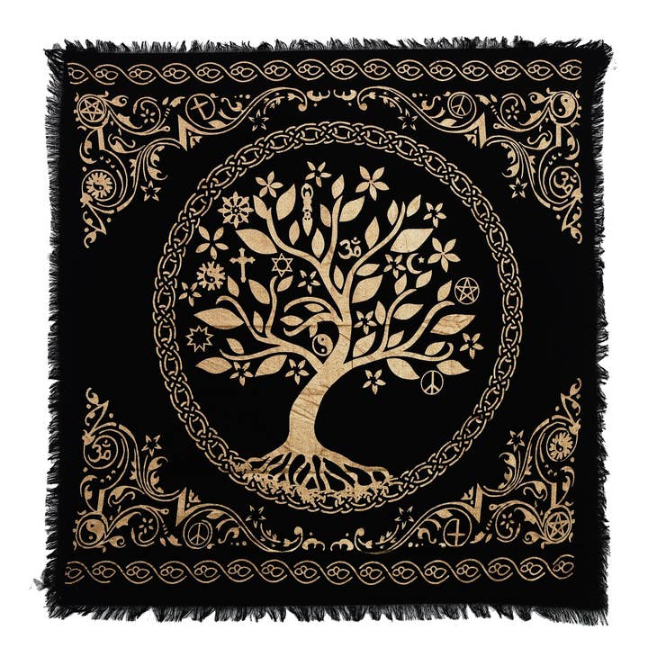 Lungta Imports - Wholesale Tapestry/Textile - Altar Cloth – Tarot Spread Tapestry Witchcraft & Witchery