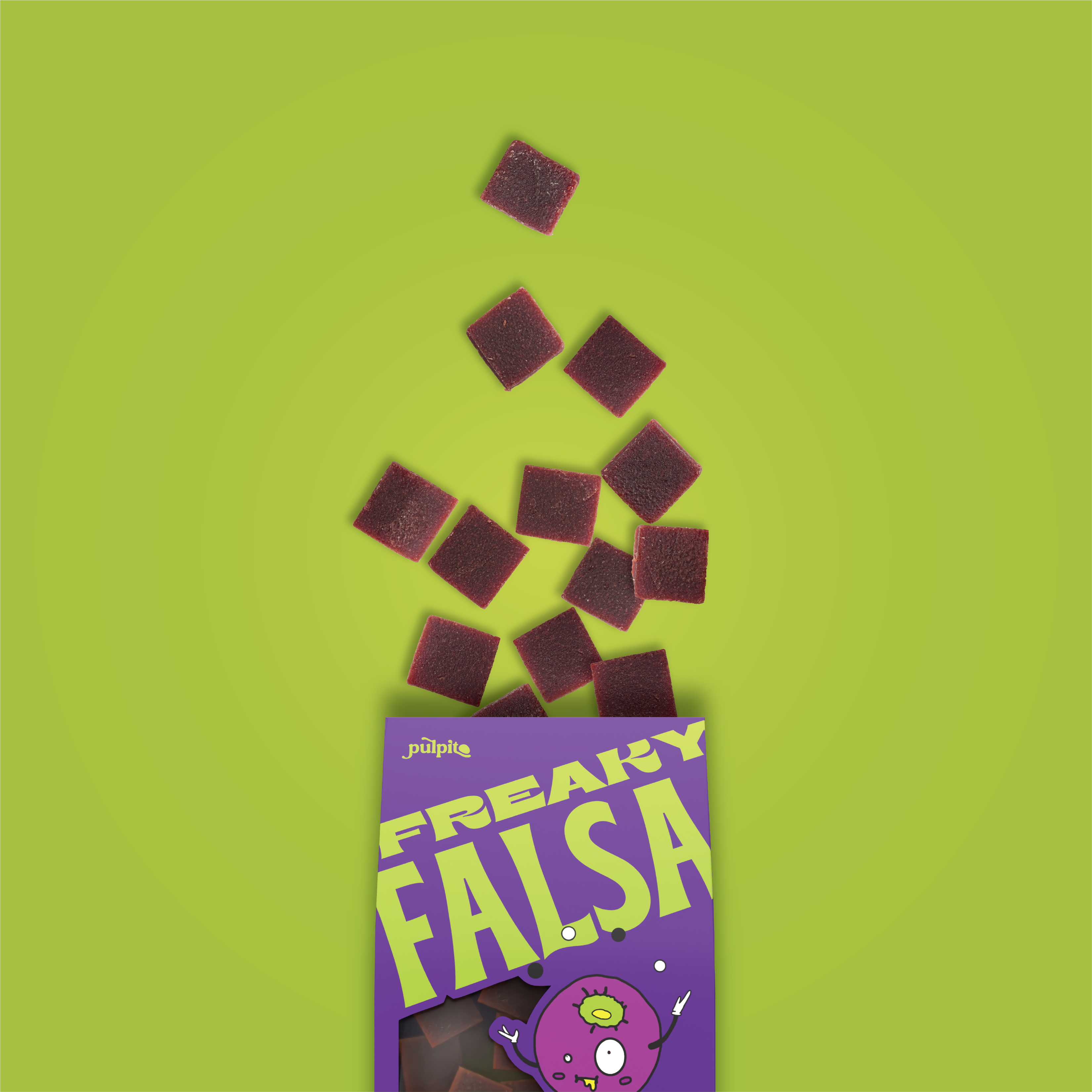 Pulpito Fruit Bites - Wholesale Fruit Snacks - Freaky Falsa (Sherbert Berry) Natural Fruit Snacks 3