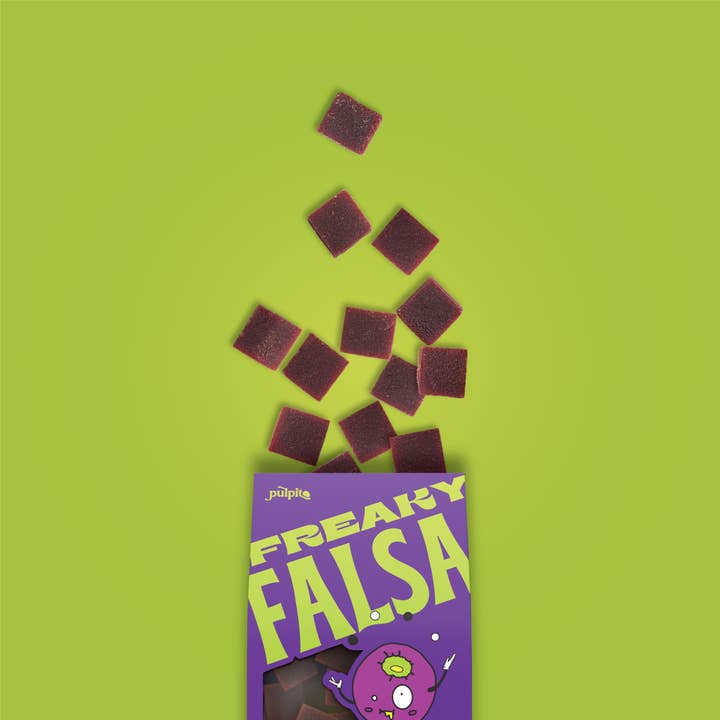 Pulpito Fruit Bites - Wholesale Fruit Snacks - Freaky Falsa (Sherbert Berry) Natural Fruit Snacks 3