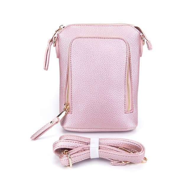 Pretty Persuasions - Wholesale Crossbody Bag - Women's - P25006 Zipper Front Small Crossbody Bag19