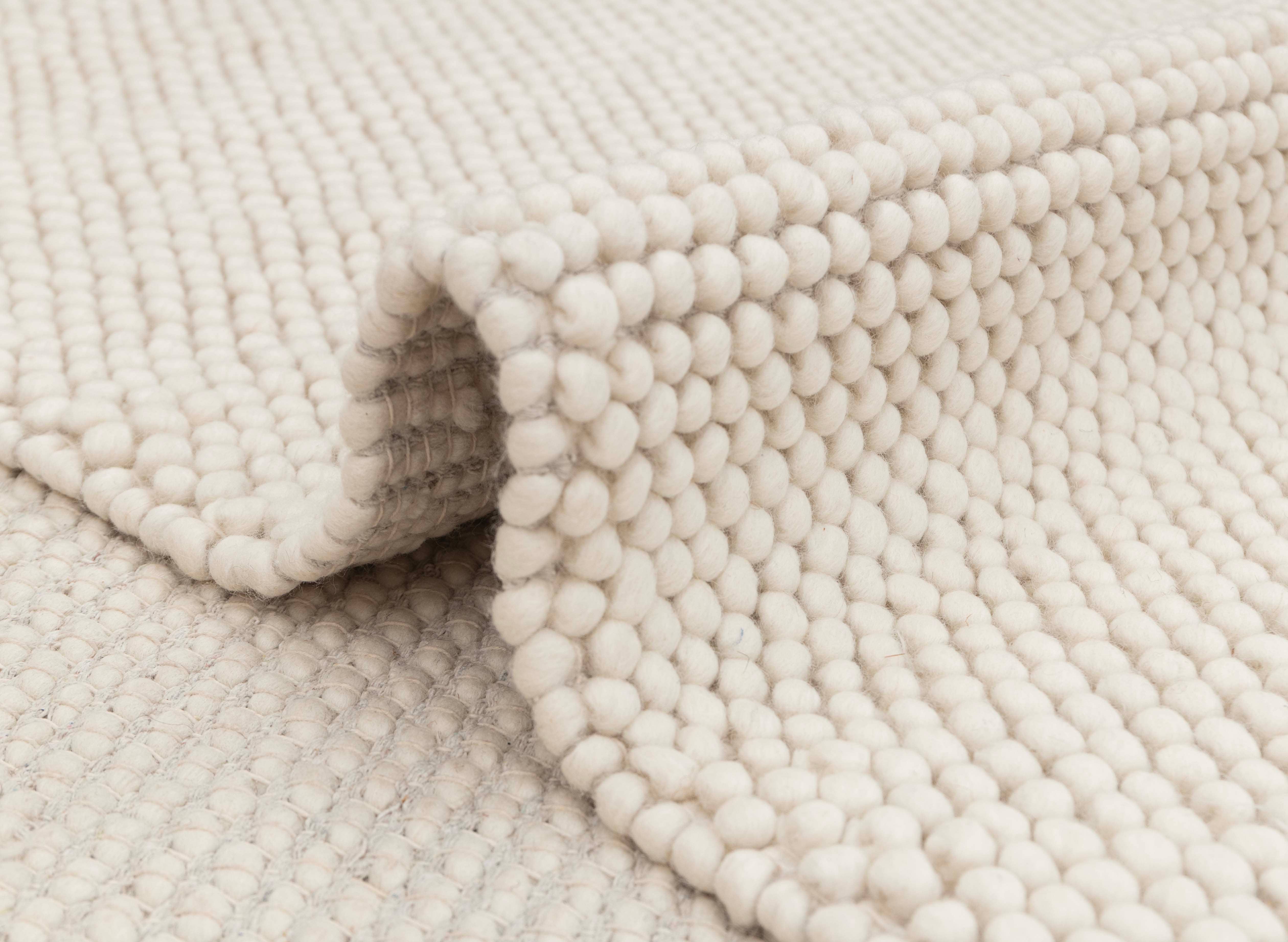 Aesthetic Homes LLC – Tapete por atacado – Tapete de Lã Marfim Pebble, Moderno Tecido à Mão – Tn-64B0