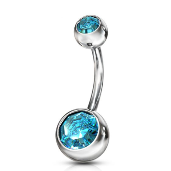 Gemscape UK - Wholesale Single Earring - Simple Piercing Jewellery: Body Piercing with rhinestones12