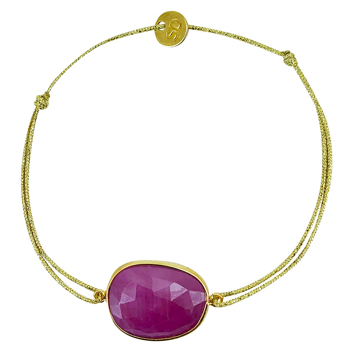 Sophie Deschamps Bijoux - Wholesale Charm/Dangle Bracelet - MIRA BRACELET, sapphire set with gold plated (BHOMM)6