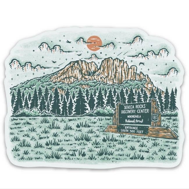 The West Virginia Company - Wholesale Sticker - Seneca Rocks - Sticker0