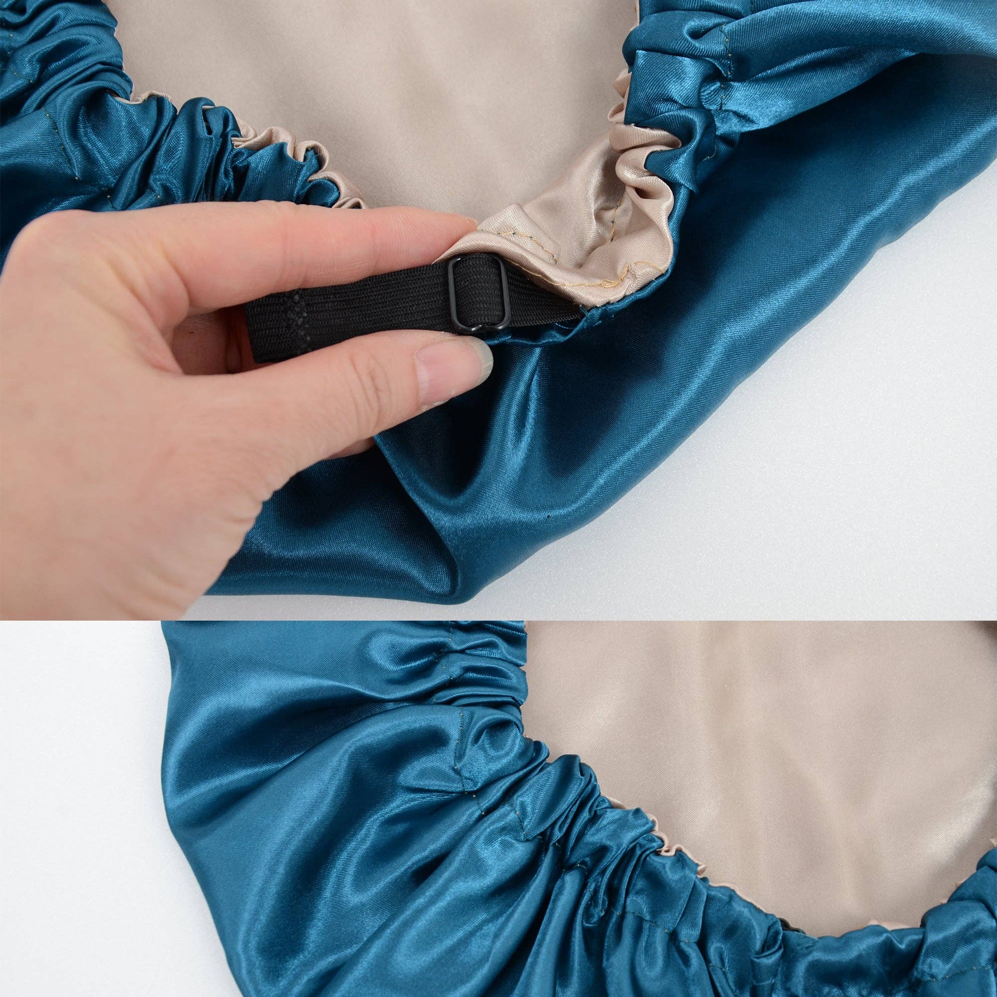 AK Brand – wholesale Sleep cap / bonnet – women's – Silk Sleep Bonnet Adjustabl Elastic Band Hair Protection Cap19