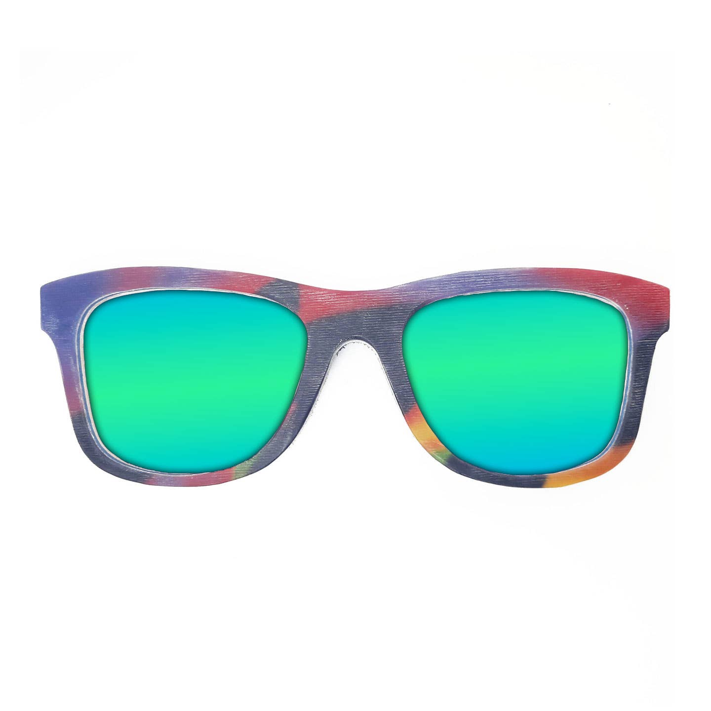 SKRP – Großhandel Sonnenbrille – Unisex – Recycelte Snowboard-Sonnenbrille im Wayfarer-Stil mit farbigen Gläsern7