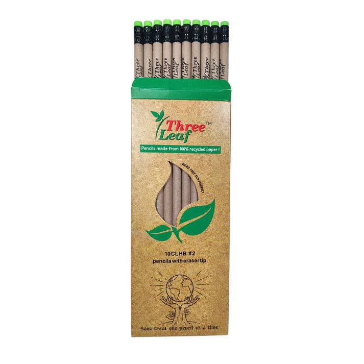 Three Leaf Products – wholesale Pencil – Three Leaf Recycled  Paper Pencils 10 Ct. (Pack of 72)8