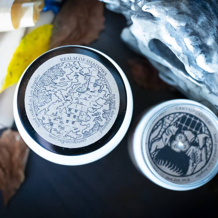 Cantrip Candles – Engroshandel Glaslys – Rige af Skygger 9oz Lys1