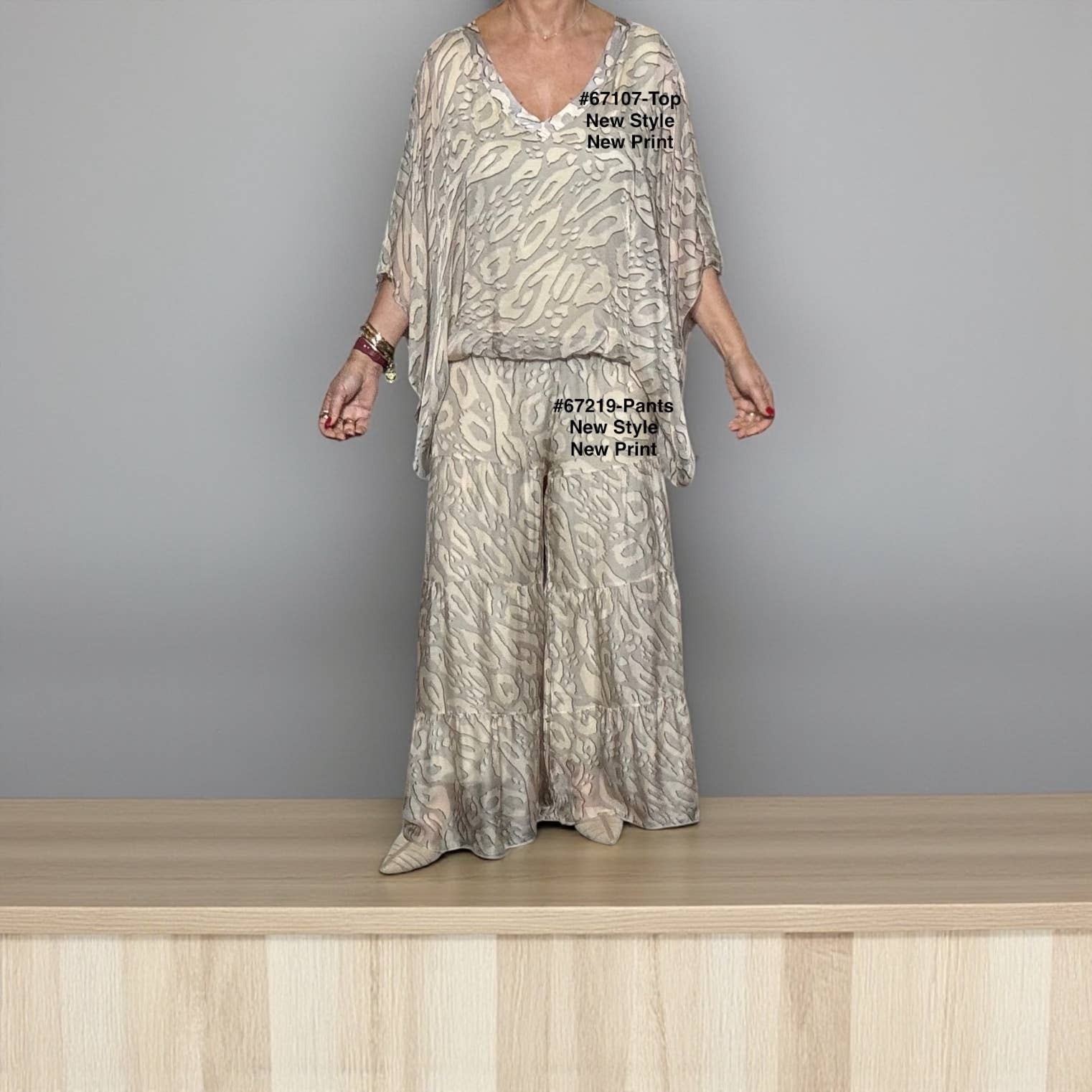 Dance in Paris - Wholesale Pants - Women's - Pants New Abstract Print4