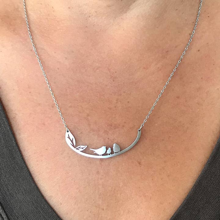 Close 2 UR Heart - Vendita all'ingrosso Collana con ciondolo/pendaglio - Collana Songbird, famiglia di 32