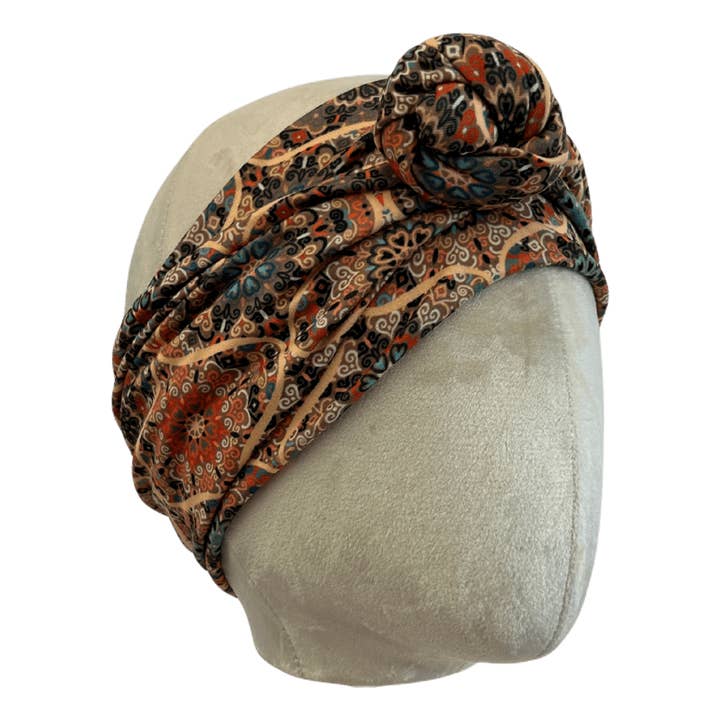 Bohemian at Heart Wrap Headband for wholesale by The Sassy Olive Handmade Headbands