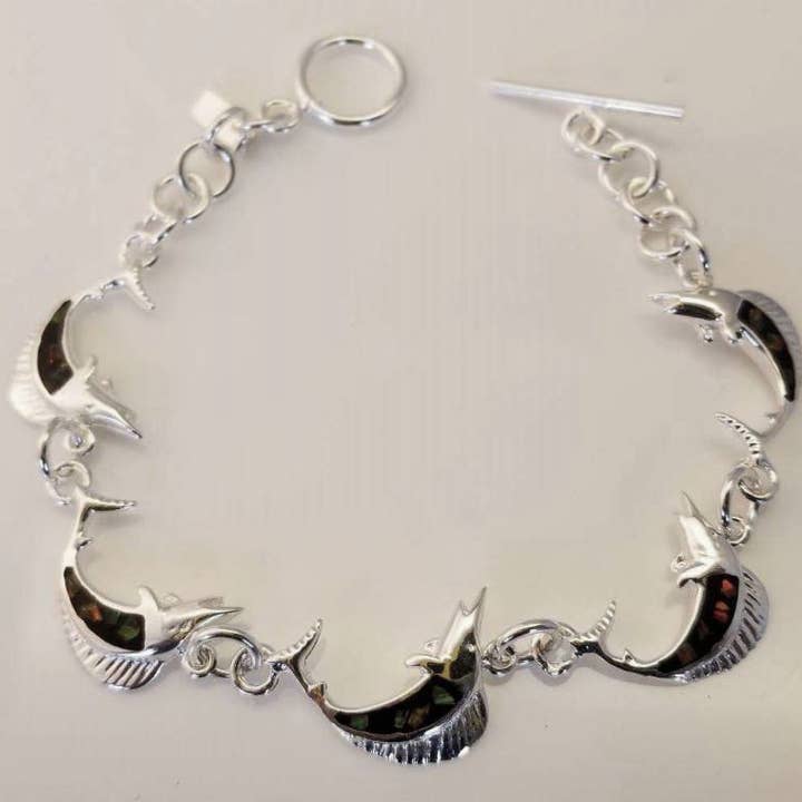 Costello International - Wholesale Tennis Bracelet - Treasure Island Opaline Silver Tennis Bracelets2