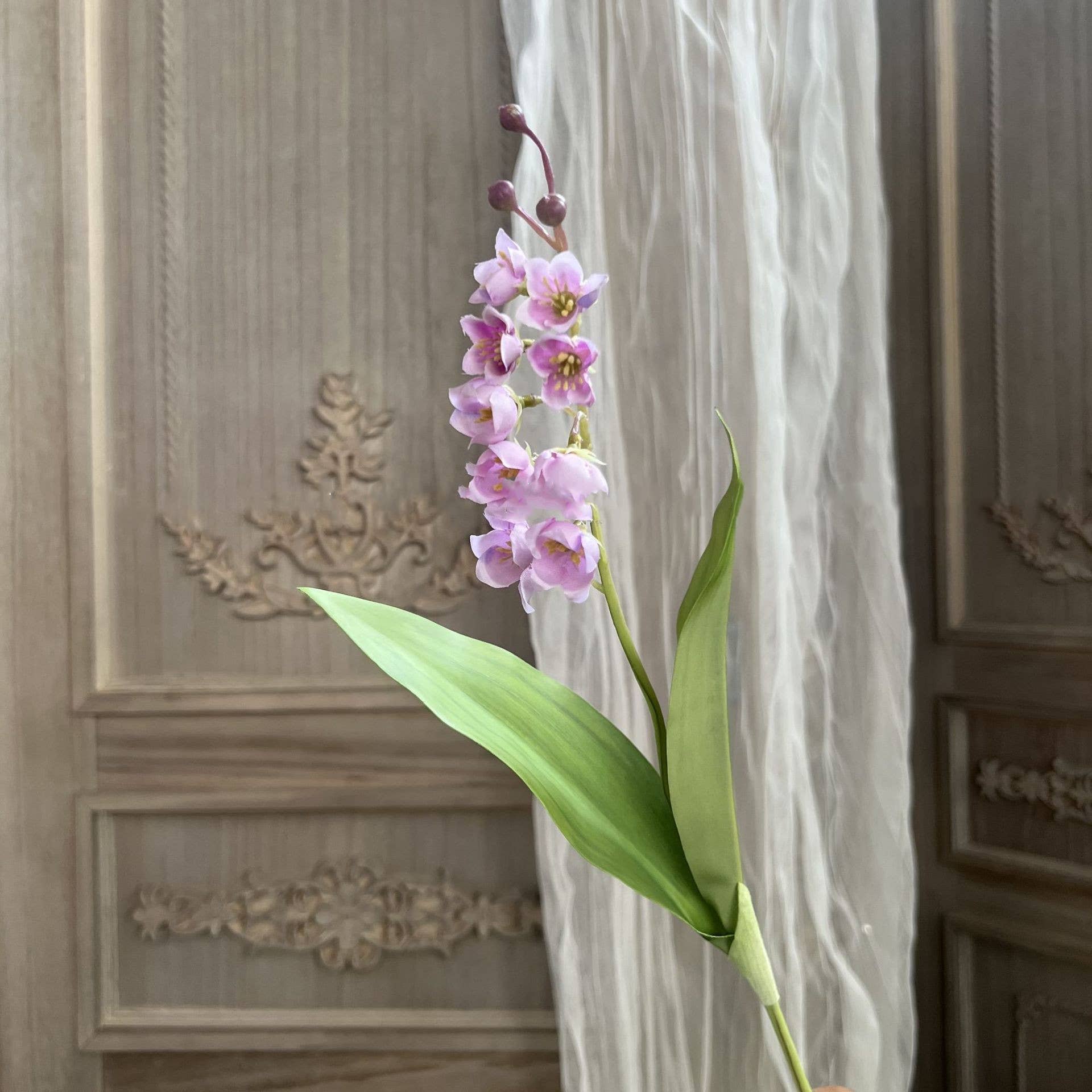 Sweet Home Deco – wholesale Artificial flowers – 15''T Faux Lily of The Valley Flower, Tiny Wild Flowers 4