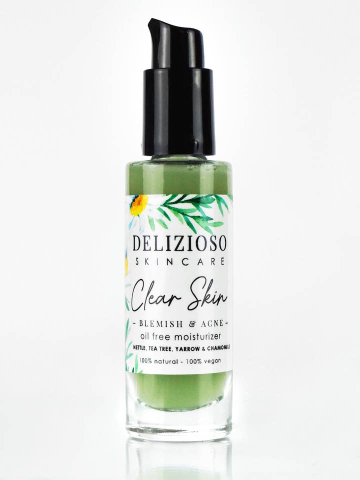 Hidratante sem óleo para manchas e acne na pele clara por atacado de Delizioso Skincare Inc.