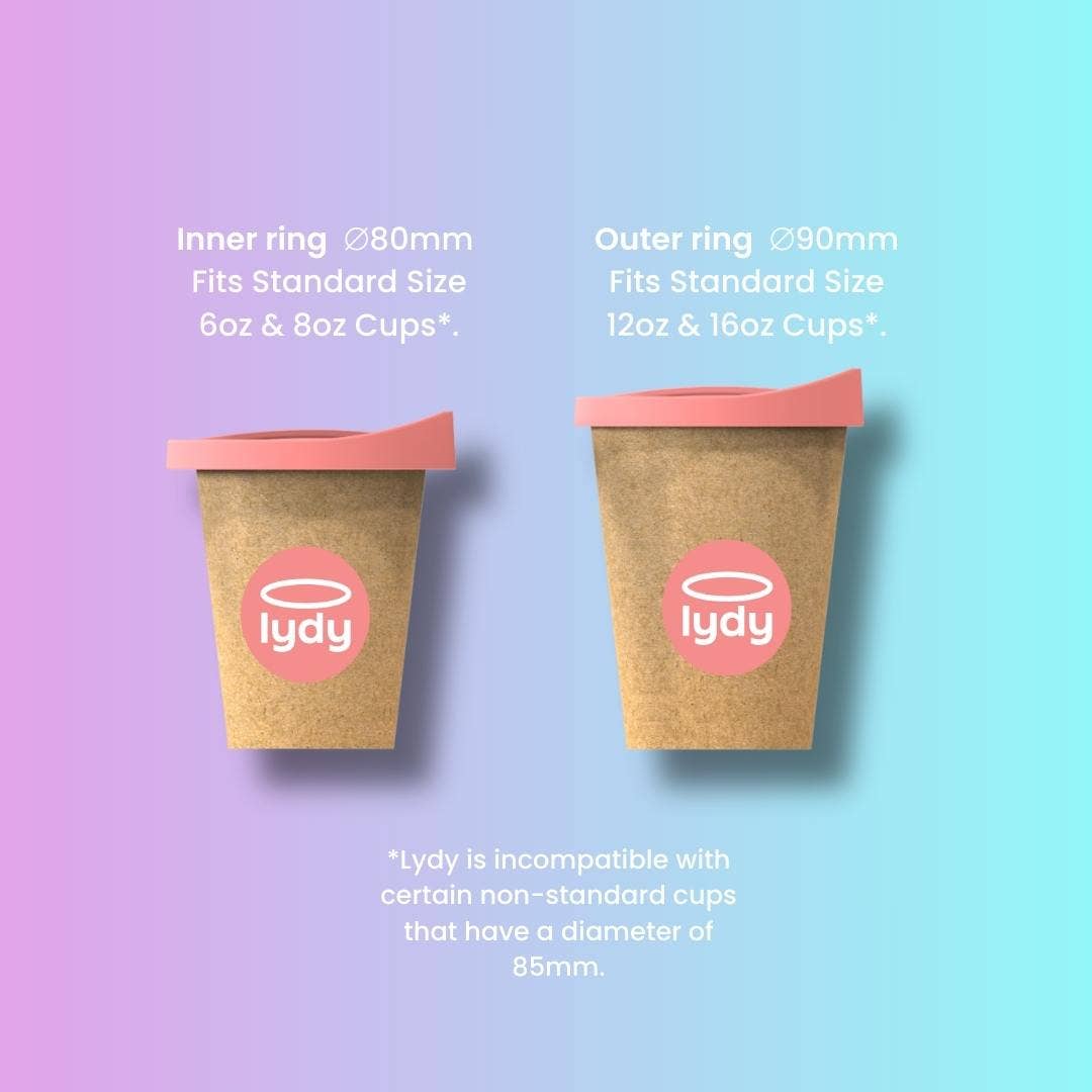 Lydy - Vendita all'ingrosso Tappo per bevande - Coperchio Riutilizzabile - Aurora - Lydy6