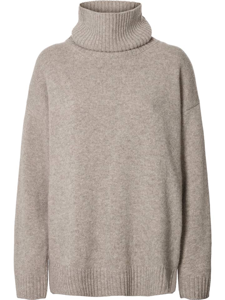 gai-lisva - Wholesale Knit Sweater - Women's - Vera Lambswool Jumper GOTS 243975 - Stone Grey4