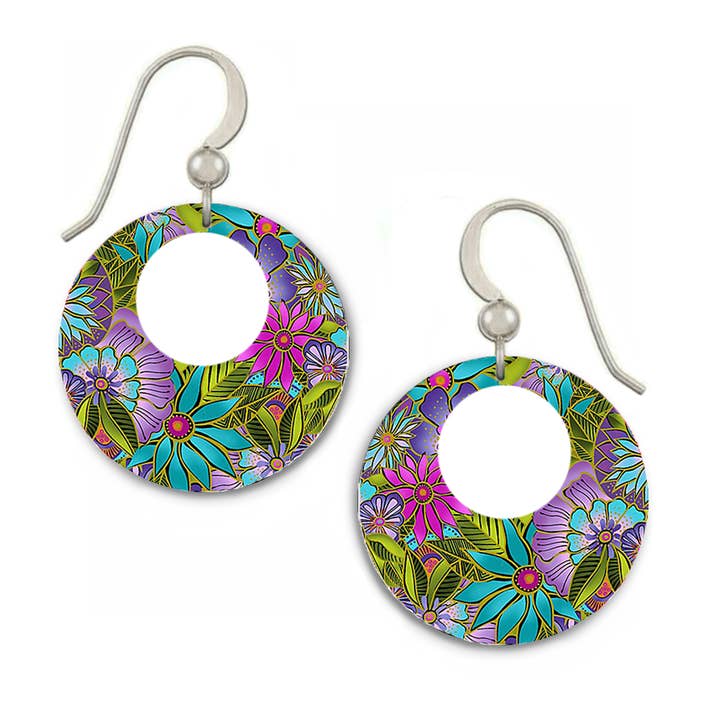 Cha Cha Hoop - 1 1/8" Cut Out Disc Earring EC107 for wholesale by ARTISTA