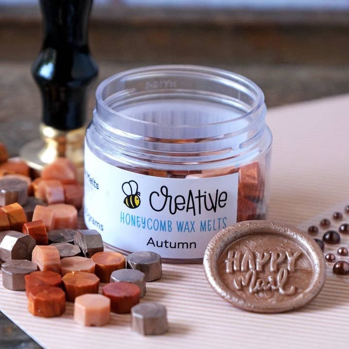 Honey Bee Stamps - Wholesale Rubber/Decorative Stamp - Happy Mail - Wax Stamper4