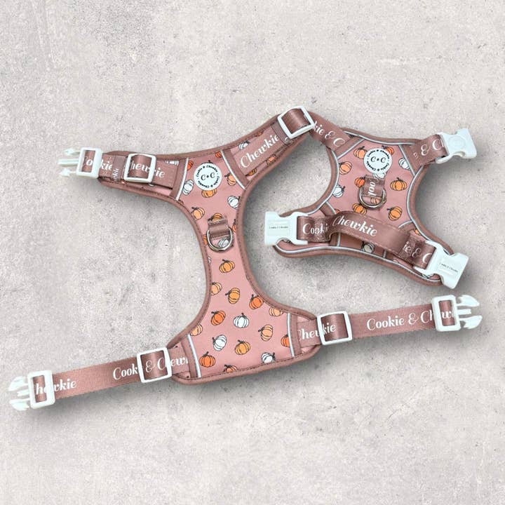 Adjustable TUFF Harness - 'Cinderella Latte' for wholesale by Cookie and Chewkie