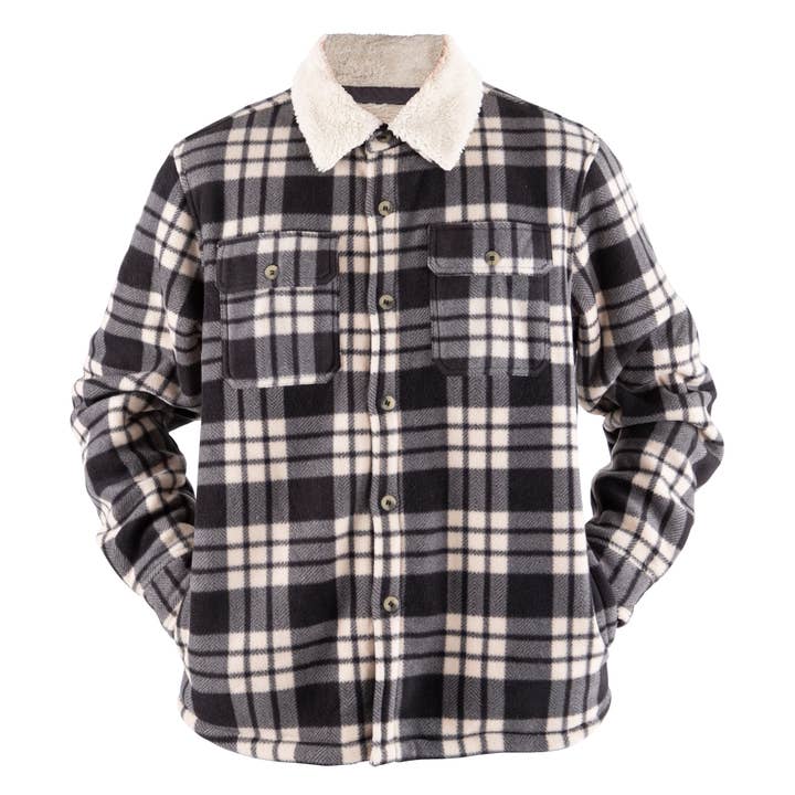 LeeHanTon - Wholesale Shirt Jacket/Shacket - Men's - LeeHanTon Men's Plaid Shacket