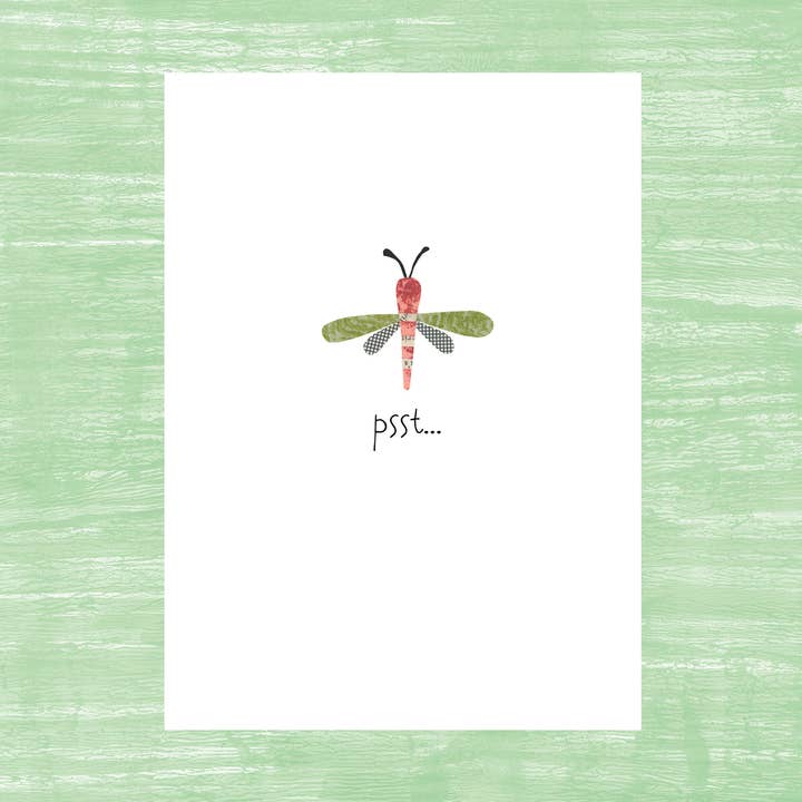 Psst… You Are Loved Card – Sweet, Simple, and Heartfelt for wholesale by Kim Dettmer Art