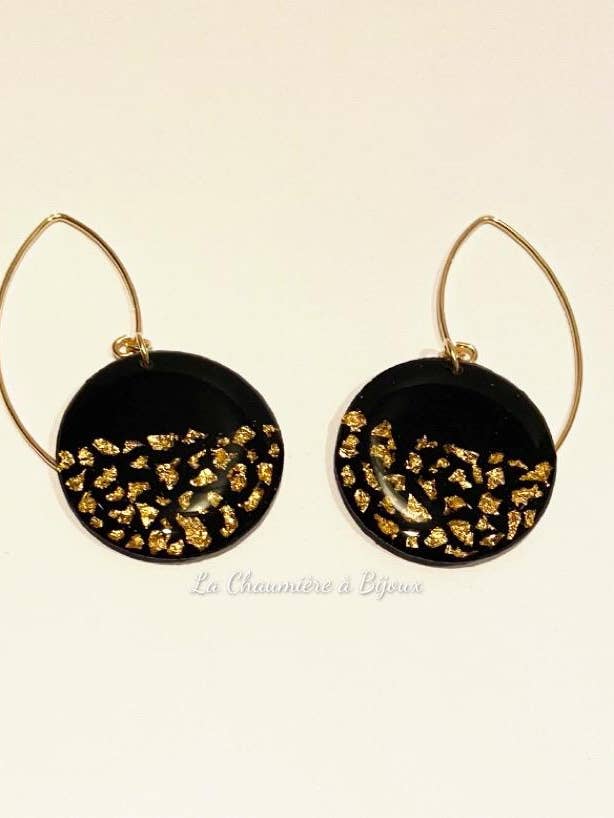 XL gold-filled snowflake earrings for wholesale by La Chaumière à Bijoux