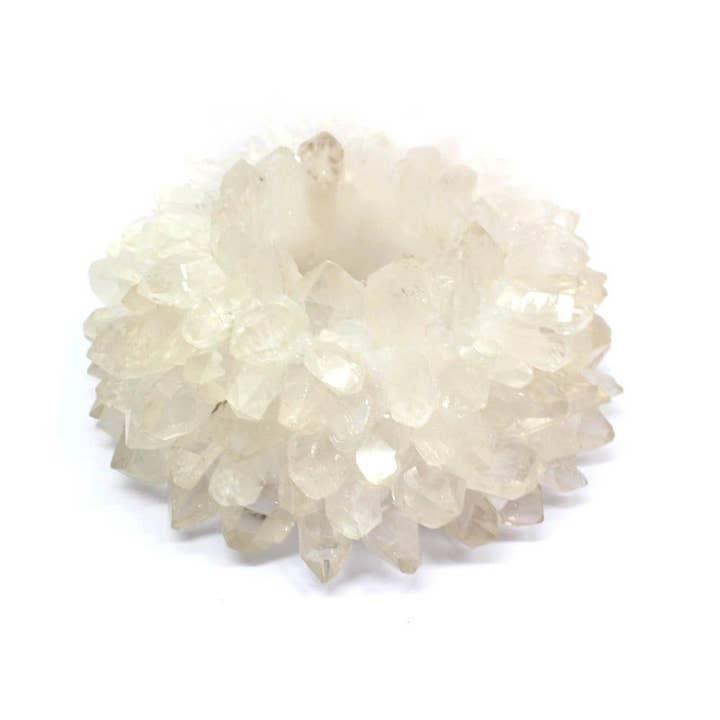 Rock Paradise - Wholesale Candle Holder - Large Clear Crystal Point Candle Holder1