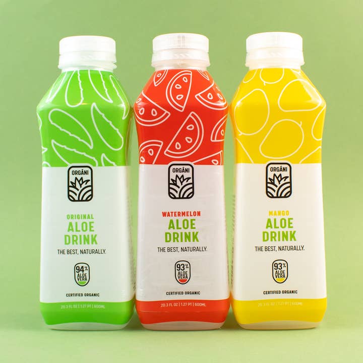 Variety Aloe Drinks 6-pack voor wholesale door Organi