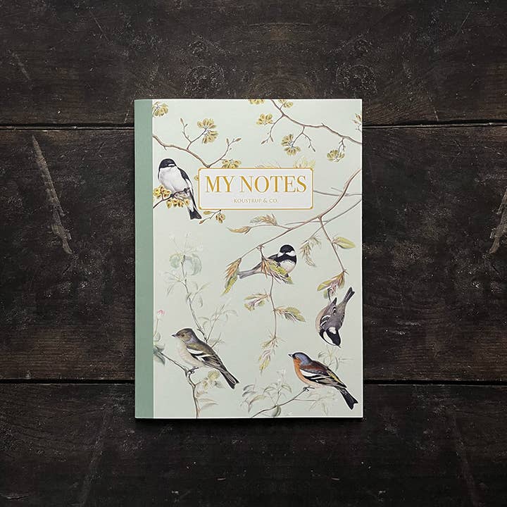 Garden Birds - Note Booklet - Made in Denmark for wholesale by Koustrupco