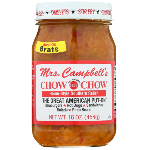 Wholesome Good - Wholesale Relish - Mrs. Campbell's Hot Chow Chow / 16 oz per unit0