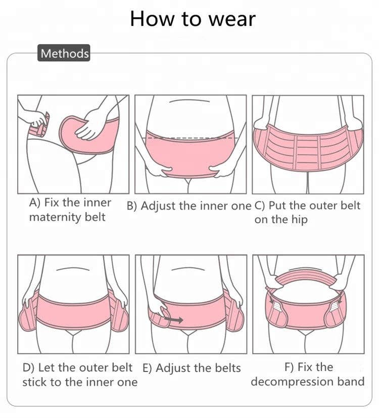 Cr me Or Skin Maternity & Pregnancy Waist/Back/Abdomen Band, Belly Brace for wholesale on Faire6