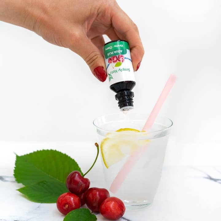 Simply Keto - Wholesale Flavored/Infused Water (Non-Carbonated) - aqua plus cherry2