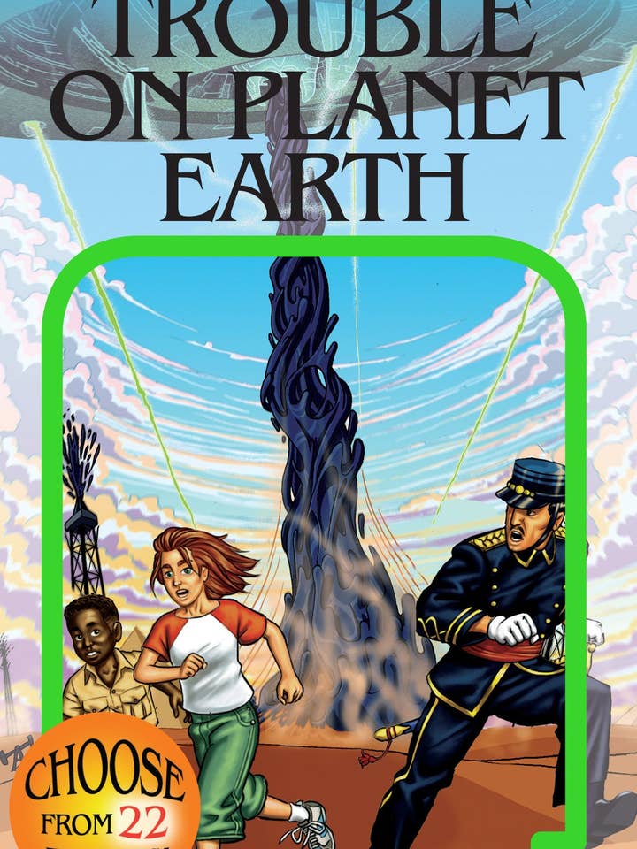 Trouble On Planet Earth, Children's Book for wholesale by Choose Your Own Adventure