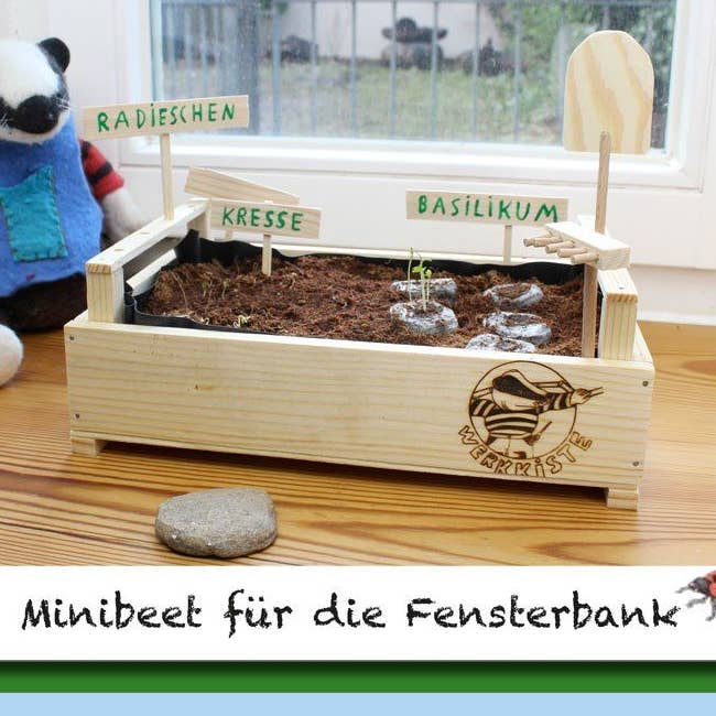 Le mini jardin pour le rebord de fenêtre pour la vente par Die Werkkiste