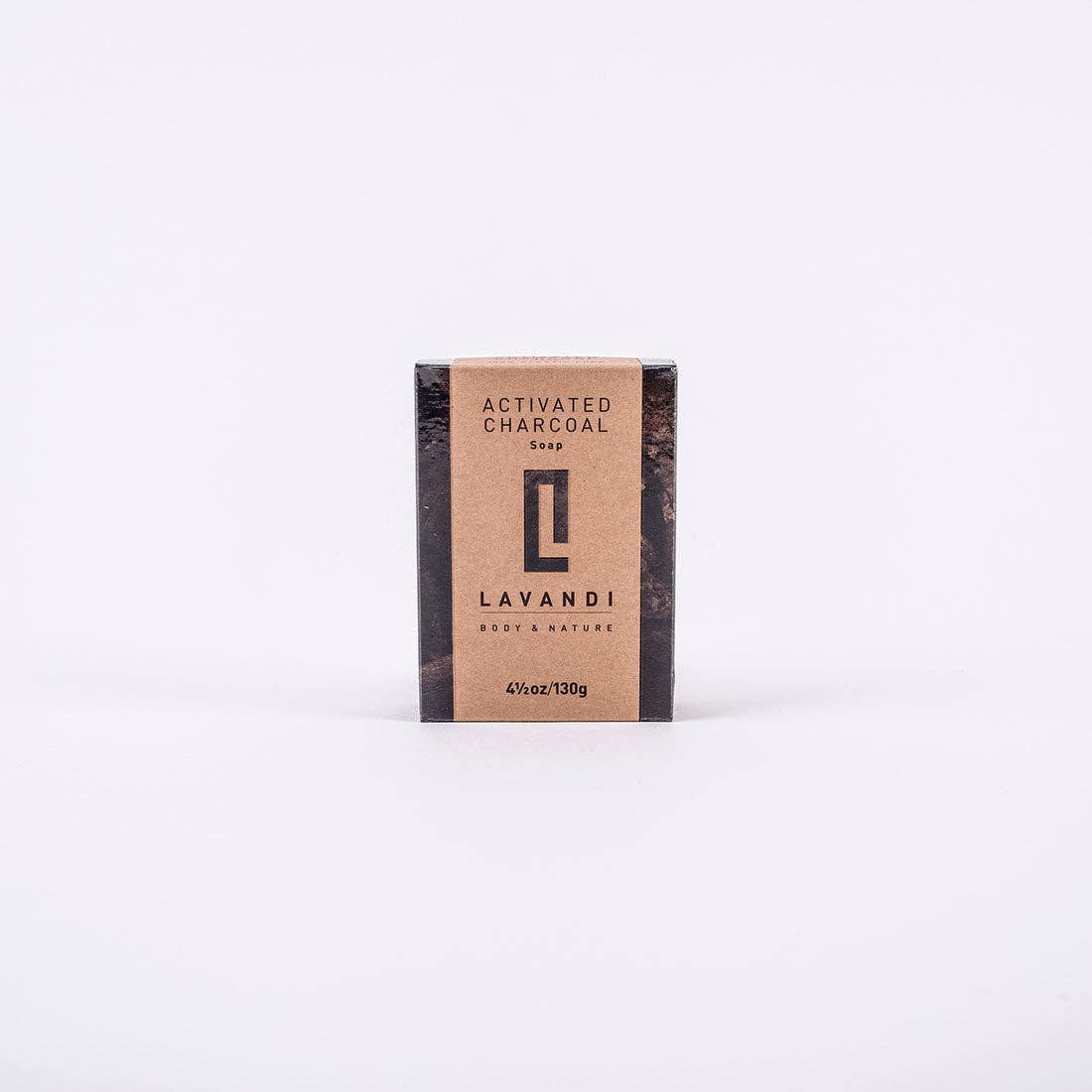 Lavandi Body & Nature – wholesale Tvål – Aktivt kol Kroppsrengöring och närande Bar4