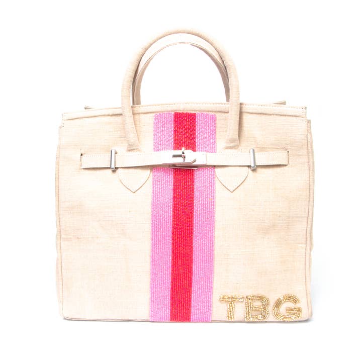 BK-1123-3002 - Handcrafted Beaded Women's Tote Bag for wholesale by Tiana Designs