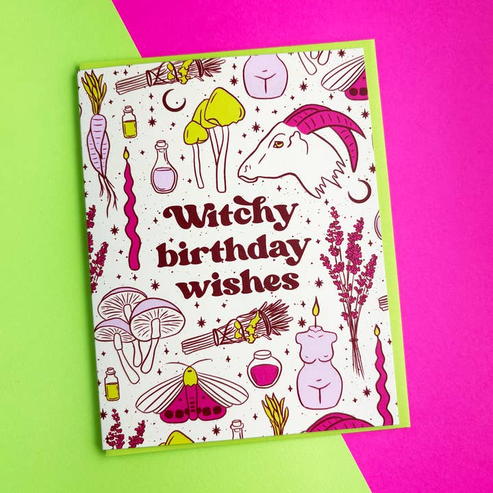 Boss Dotty Paper Co. - Wholesale Birthday Card - Witchy Birthday Card2