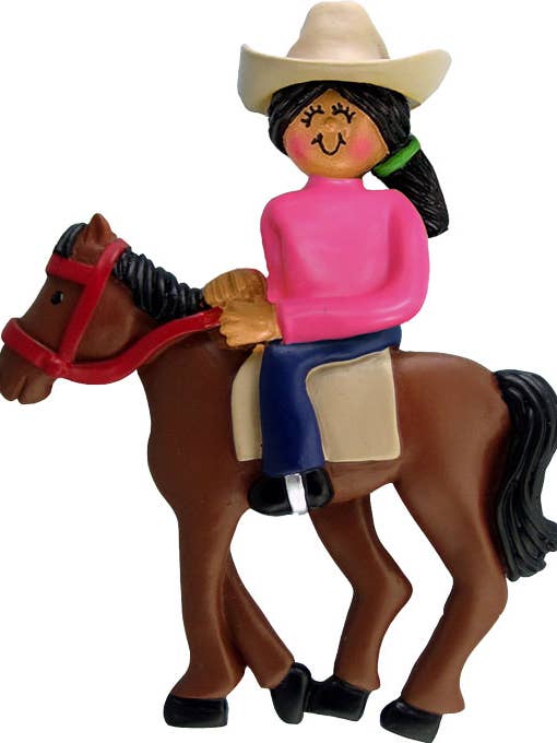 Horseback Riding: Female for wholesale by Ornament Central