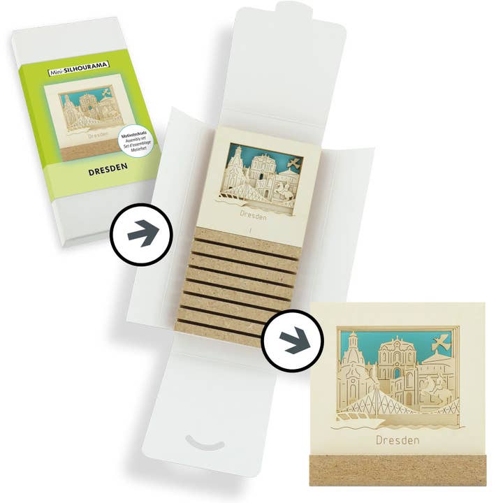 SILHOUBOX - Wholesale DIY Craft Kit - Dresden Silhoubox M — gift item3