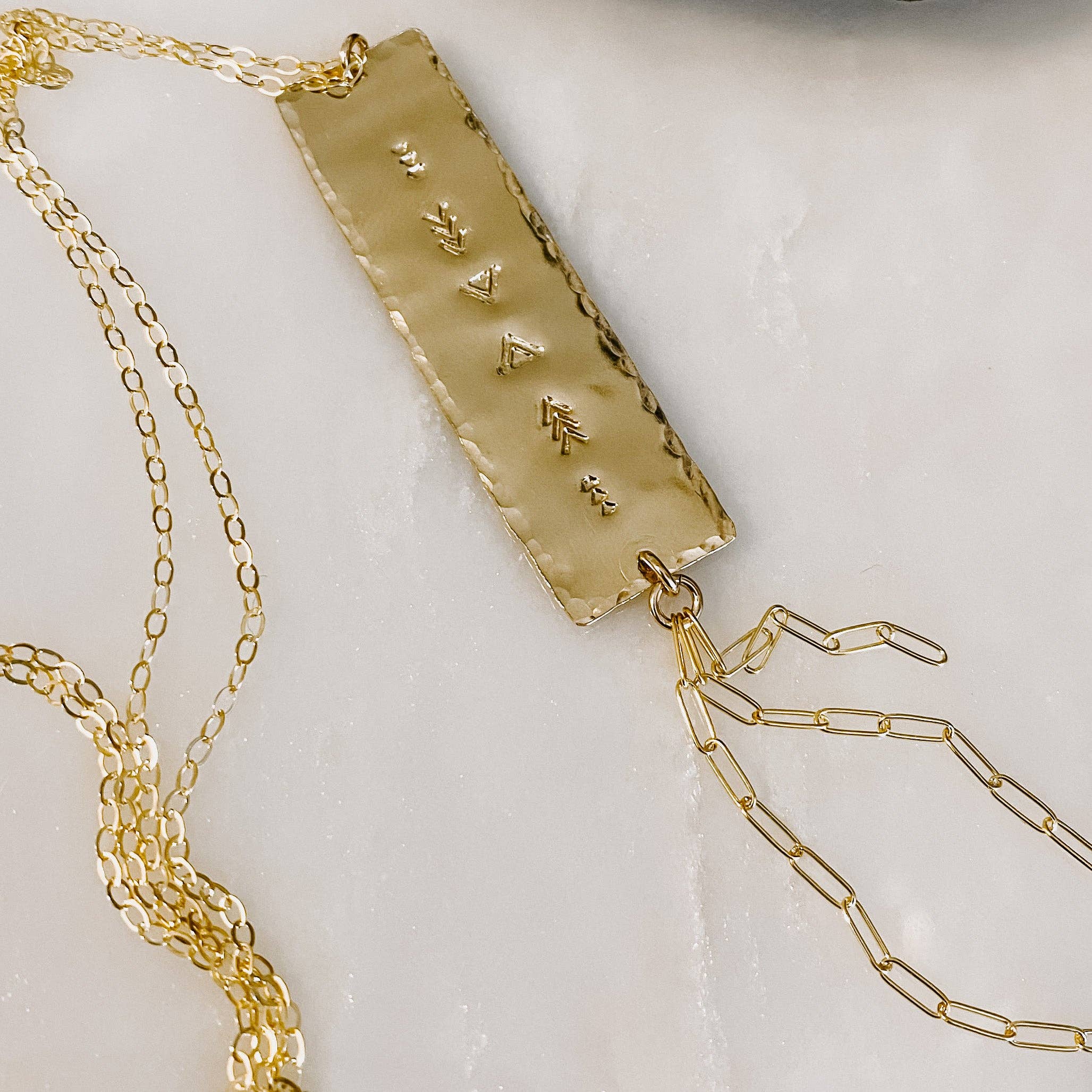 Derive Jewelry – Engroshandel Halskæde med vedhæng – Drifter Fringe halskæde3