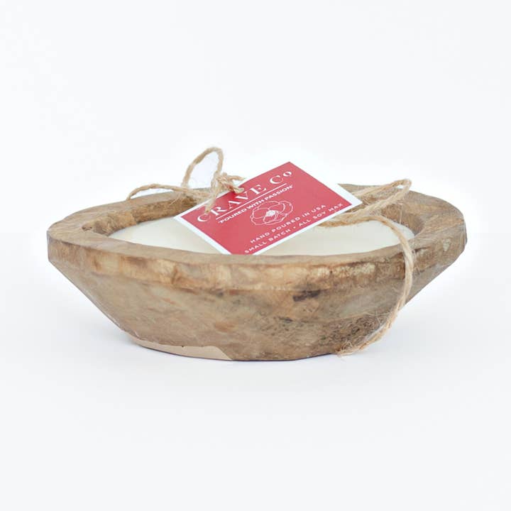 Small Round Dough Bowl for wholesale by Crave Candle Co. LLC