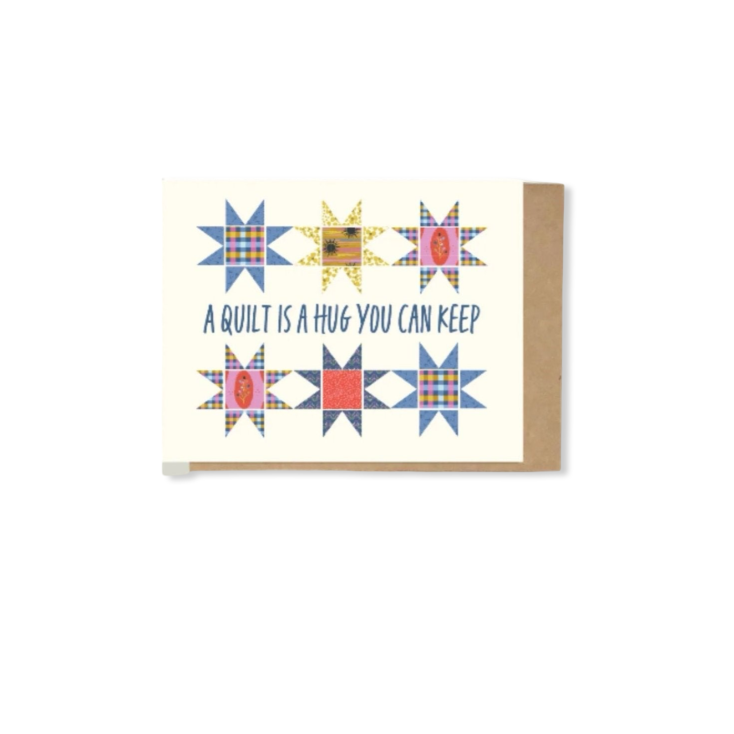 Tracey Wirth Designs - Wholesale Everyday Greeting Card - "A Quilt is a Hug You Can Keep" Greeting Card1