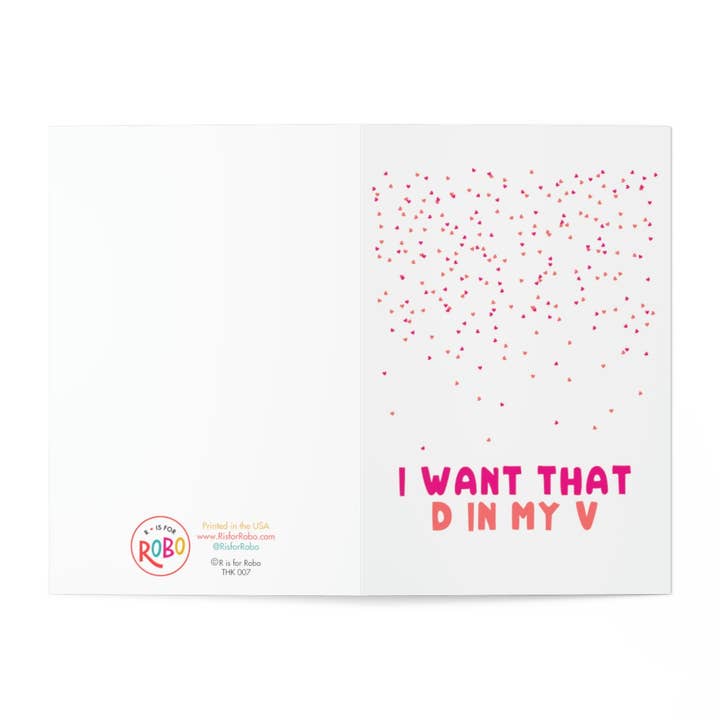 R is for Robo – wholesale Anniversary card – Funny Anniversary Greeting Card Naughty Valentines Day Cards