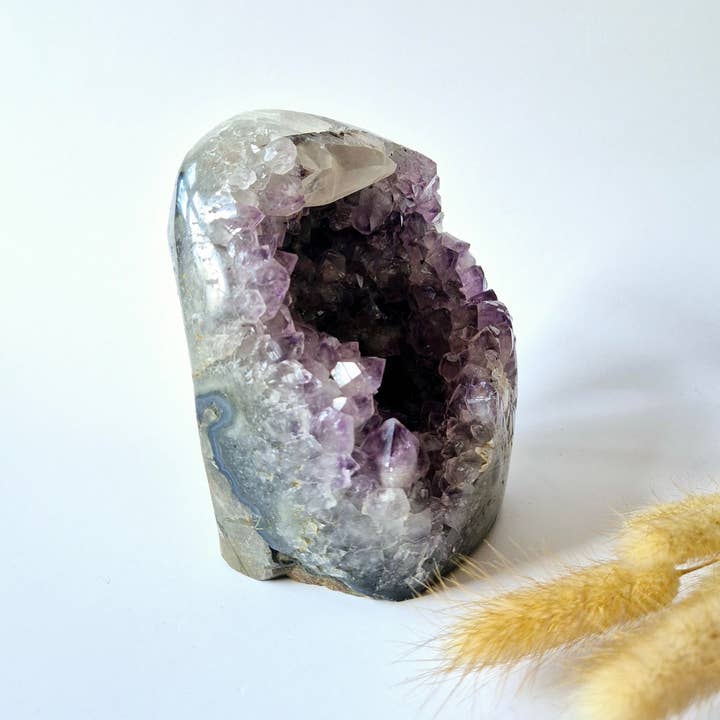 Moonlight Gemstones - Wholesale Spiritual Stone/Crystal - XL Gemstone Raw Amethyst Cathedral Cluster – #10 1450 grams3