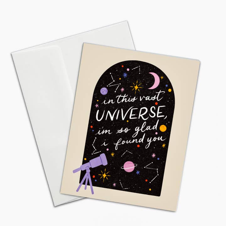 Julia Kestner Designs - Vendita all'ingrosso Biglietti per San Valentino - Carta Vast Universe4