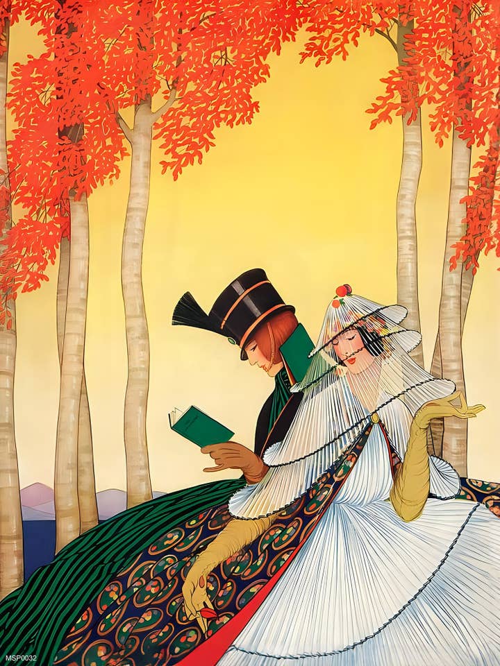 George Wolfe Plank Fashion Art Print featured on Vogue Cover November 1915 for wholesale by On The Wall Art Ltd