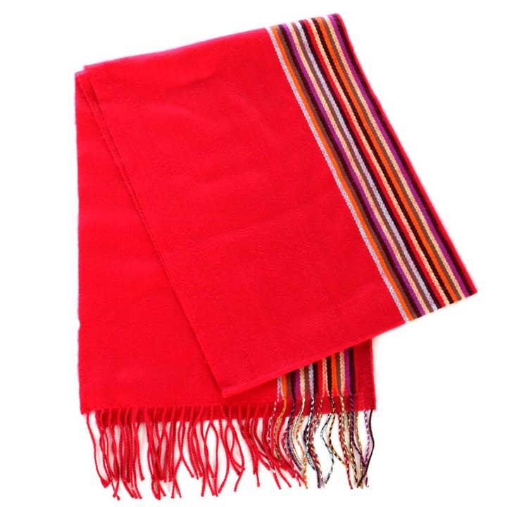 SERENITA - Wholesale Scarf - Unisex - Cashmere Feel Scarf Soft Warm Unisex Tartan Made in Korea3